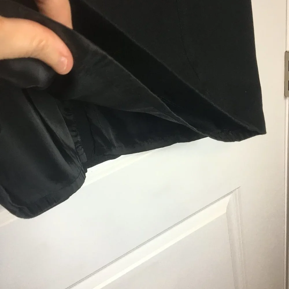 Talbots Black Mini Career Casual Skirt Size 14